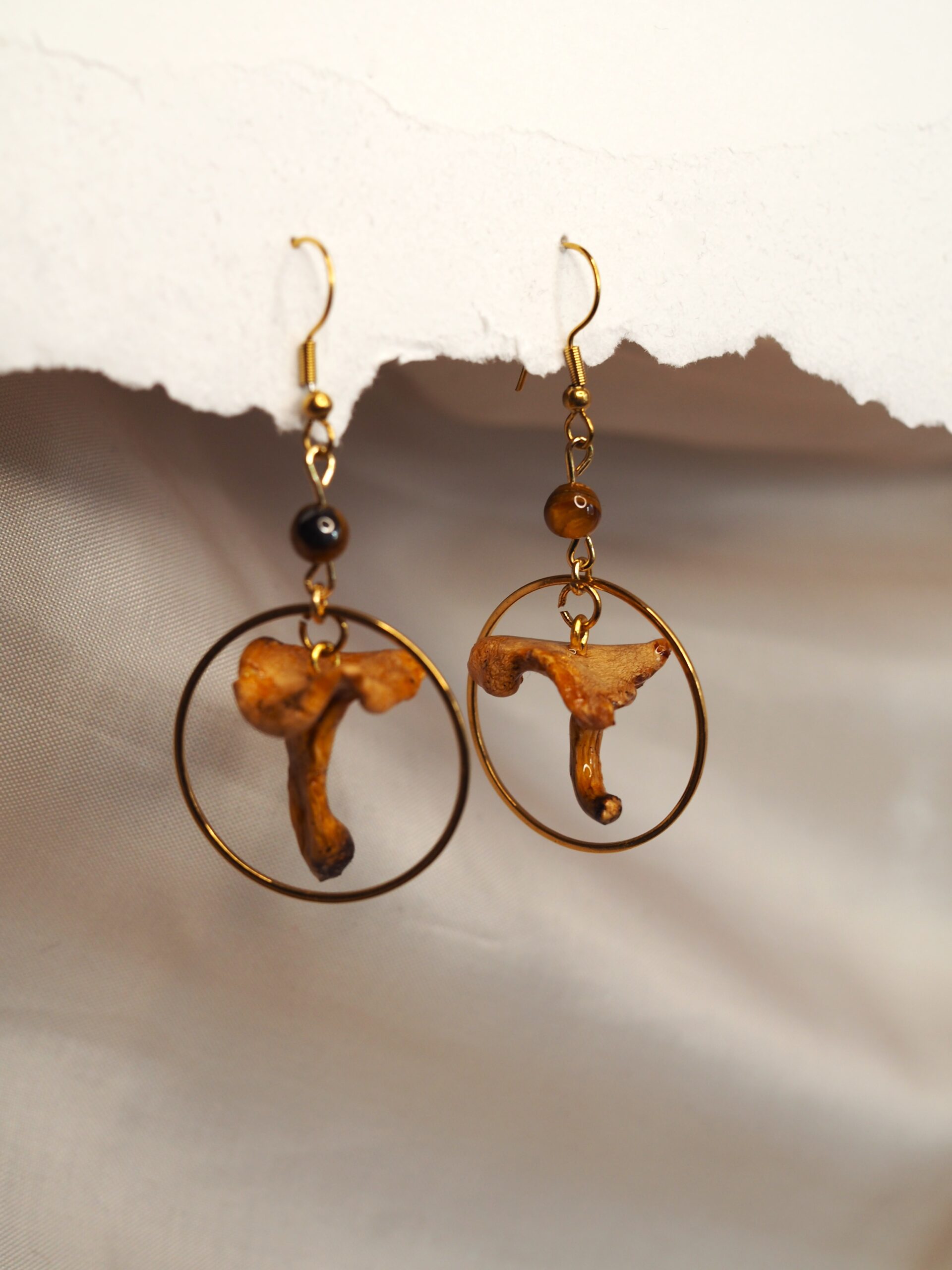 Kantarelli korvikset